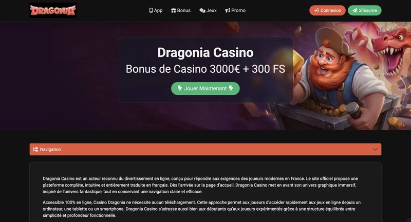 Meilleur dragonia casino à France